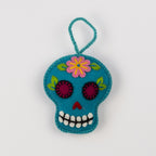 Felt Sugar Skull Ornament