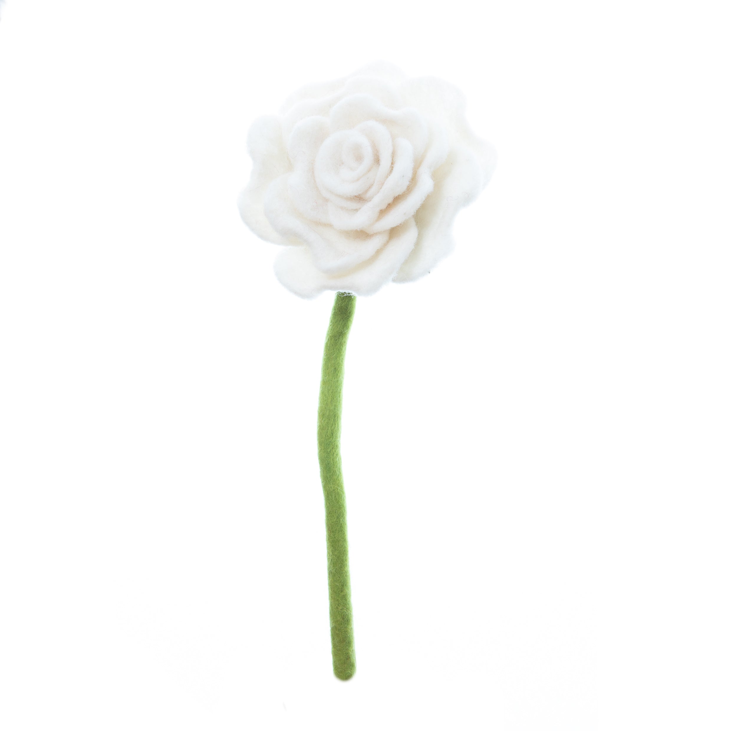 Felt Blooming Rose Stem