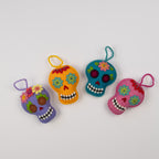 Felt Sugar Skull Ornament
