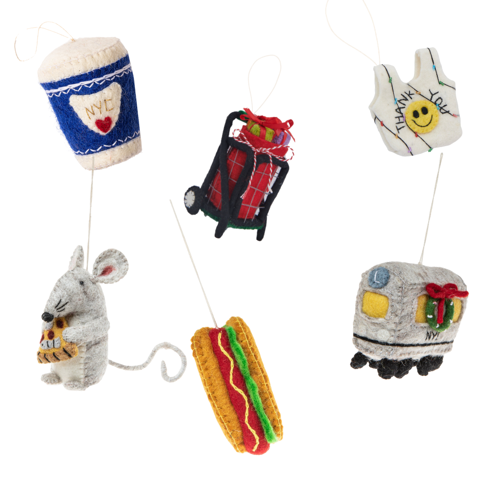 NYC Local Ornament Set