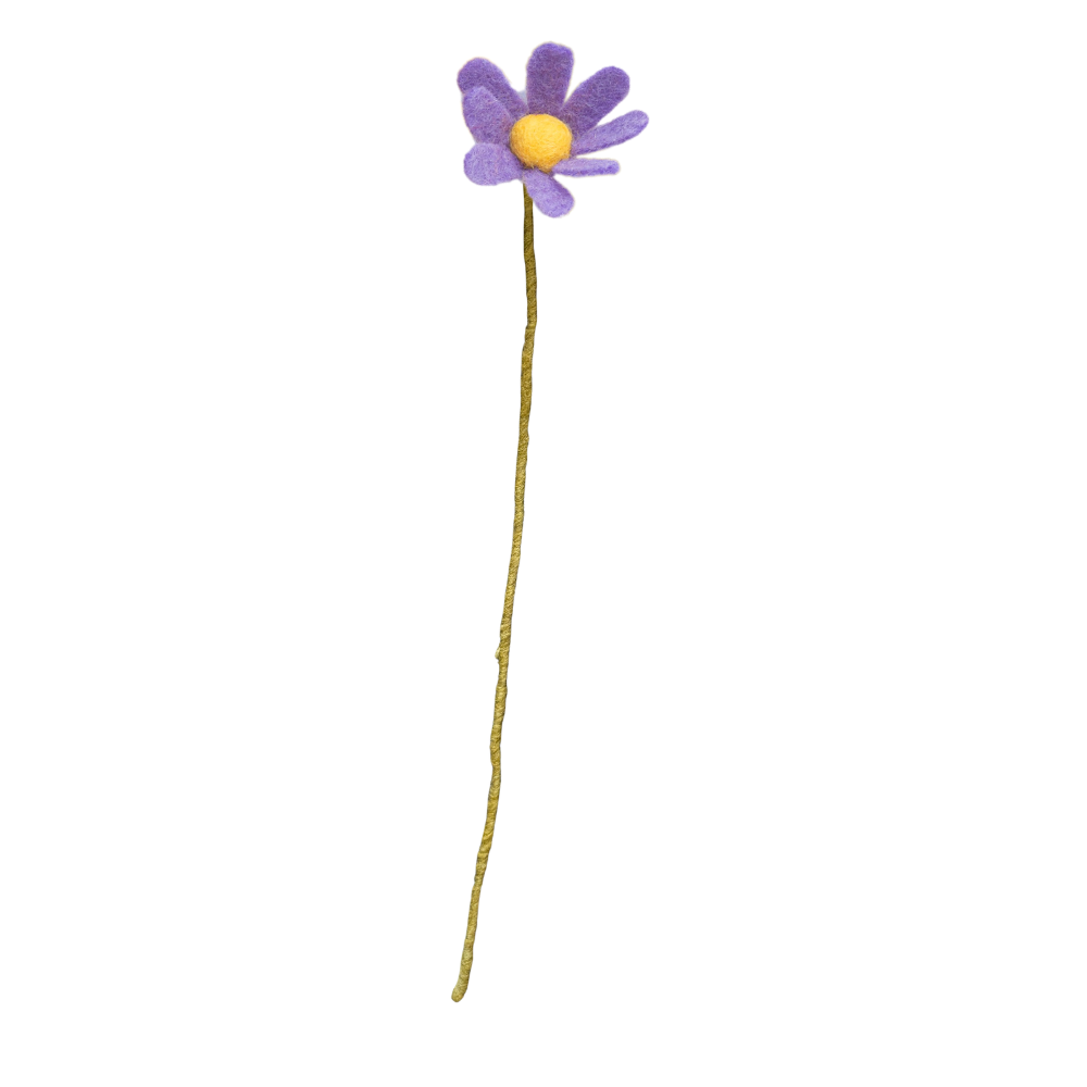 Felt Daisy Accent Stem