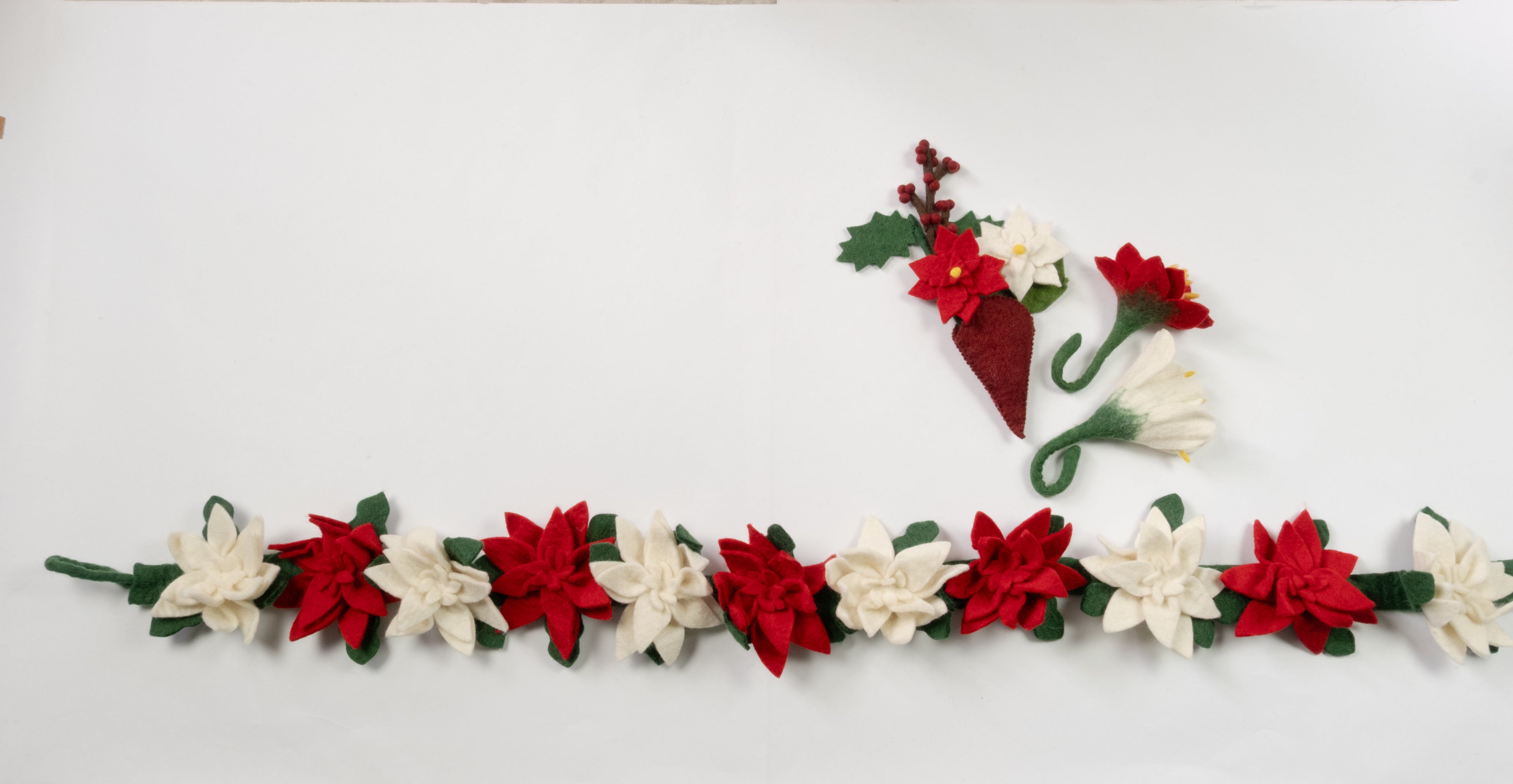 Mini Felt Hanging Bouquets