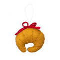 Felt Croissant Ornament