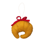 Felt Croissant Ornament