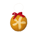 Felt Sourdough Bread Ornament