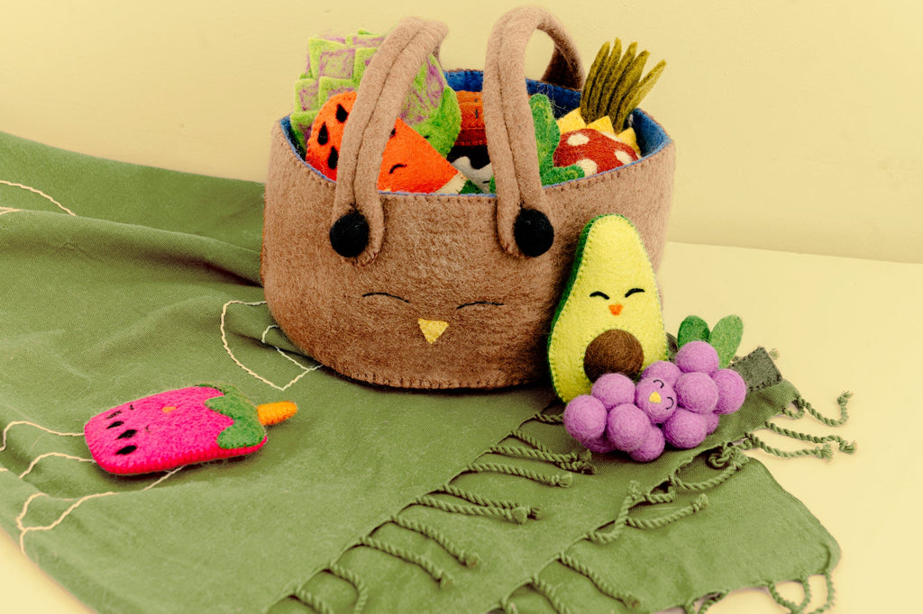 Food Toys Picnic Basket
