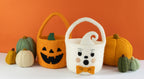 Felt Halloween Bucket Ghost