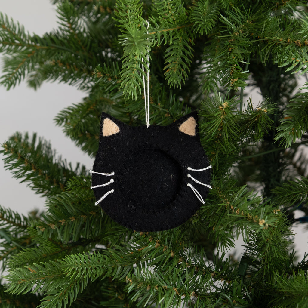 Felt Cat Frame Ornament