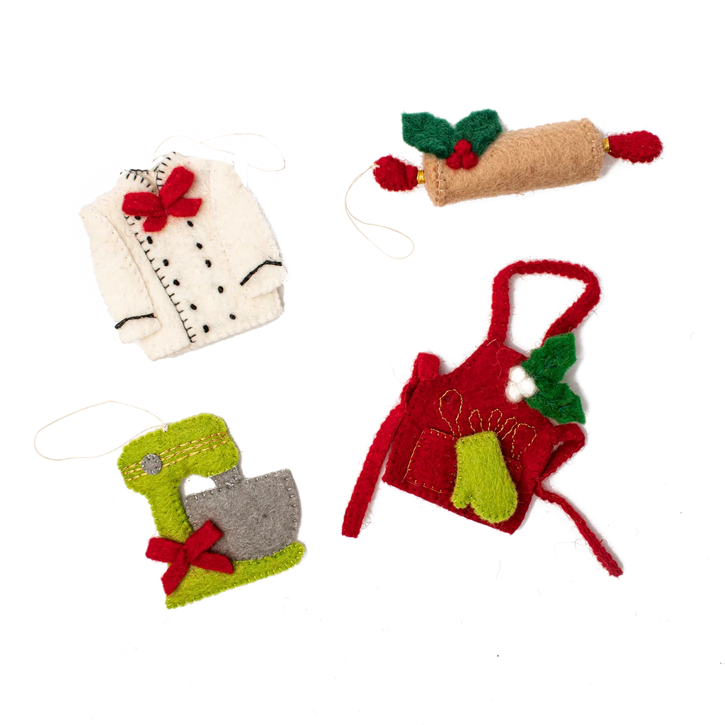 Felt Kitchen Ornaments