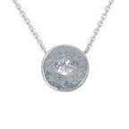 Raw Edge Diamond Necklace