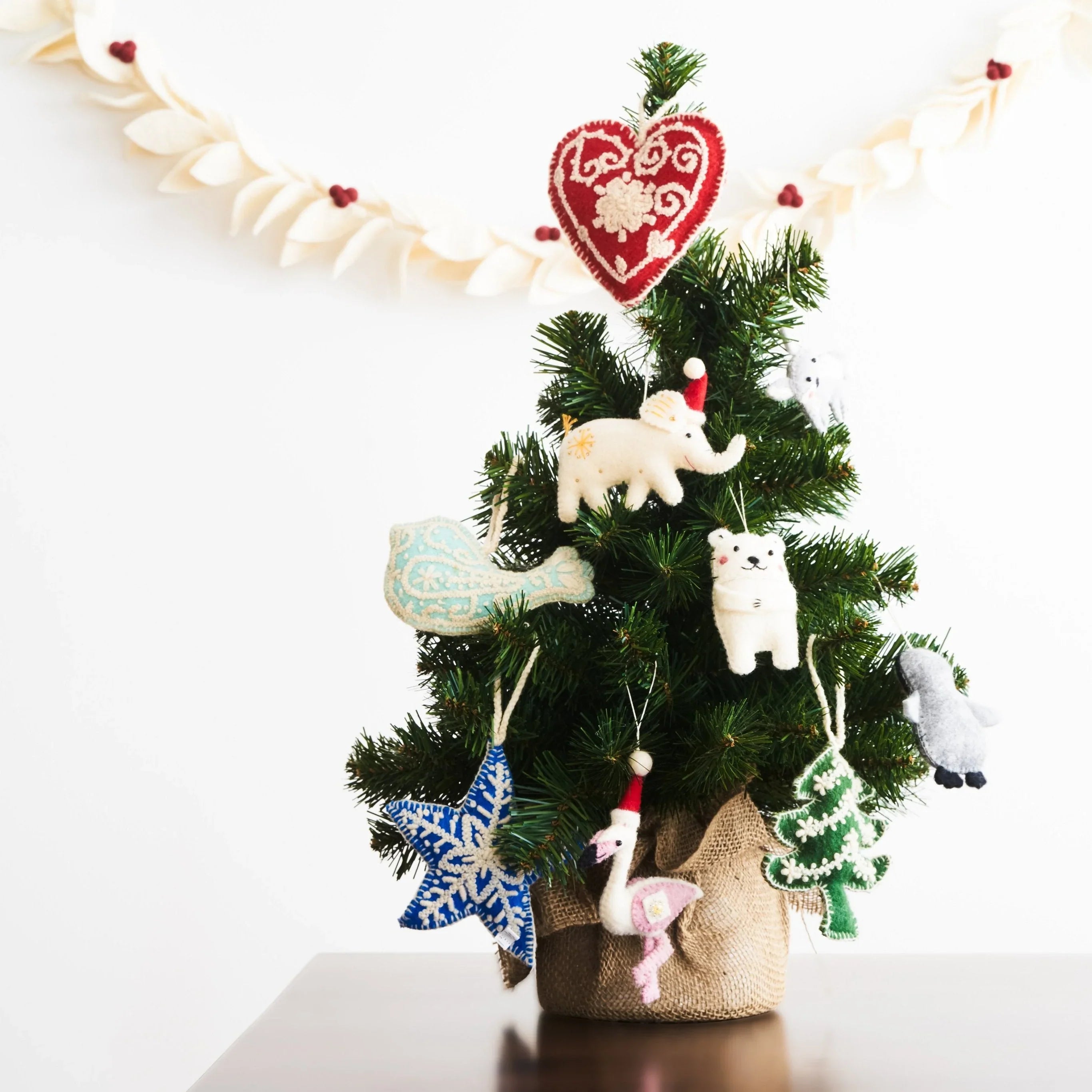 Embroidered Holiday Ornaments
