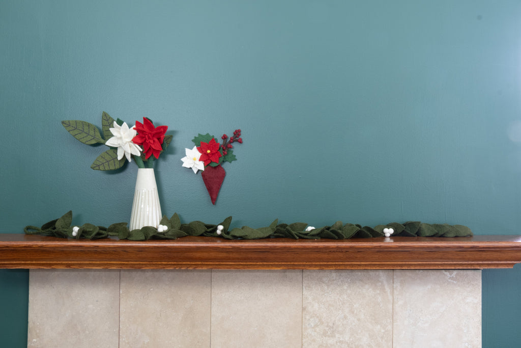 Mini Felt Hanging Bouquets