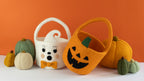 Felt Halloween Bucket Ghost