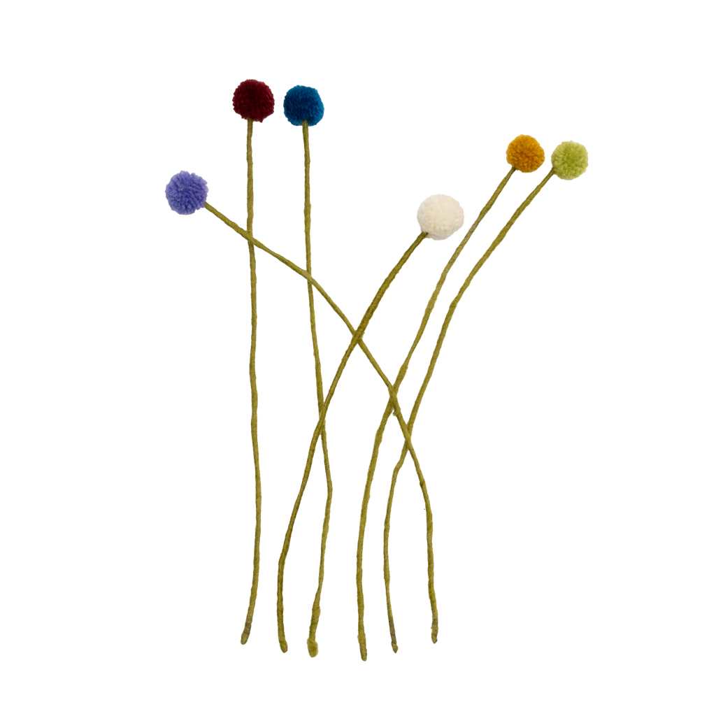 Felt Craspedia Stem