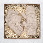 Alpaca Bunny Baby Mittens