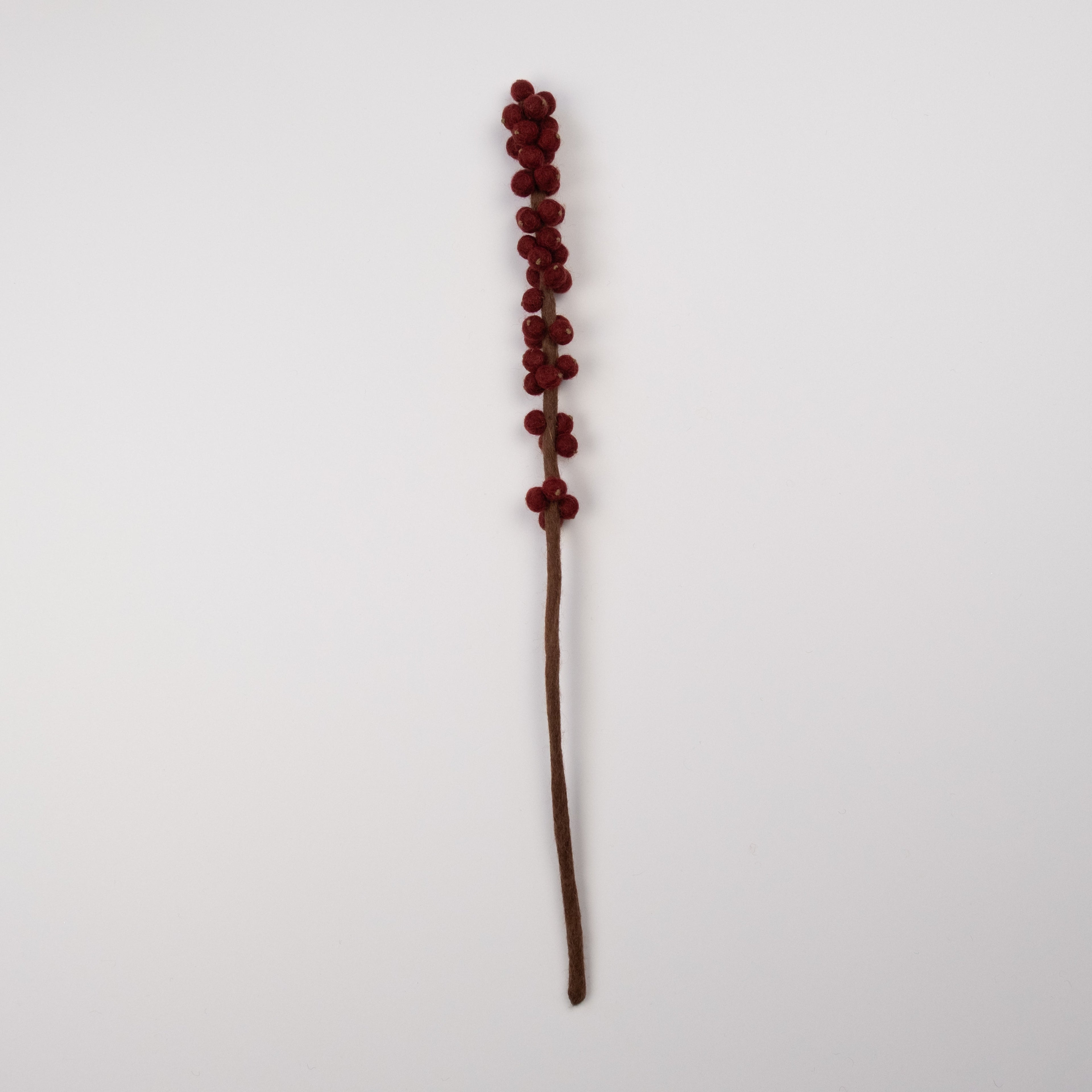 Felt Winterberry Ilex Stem
