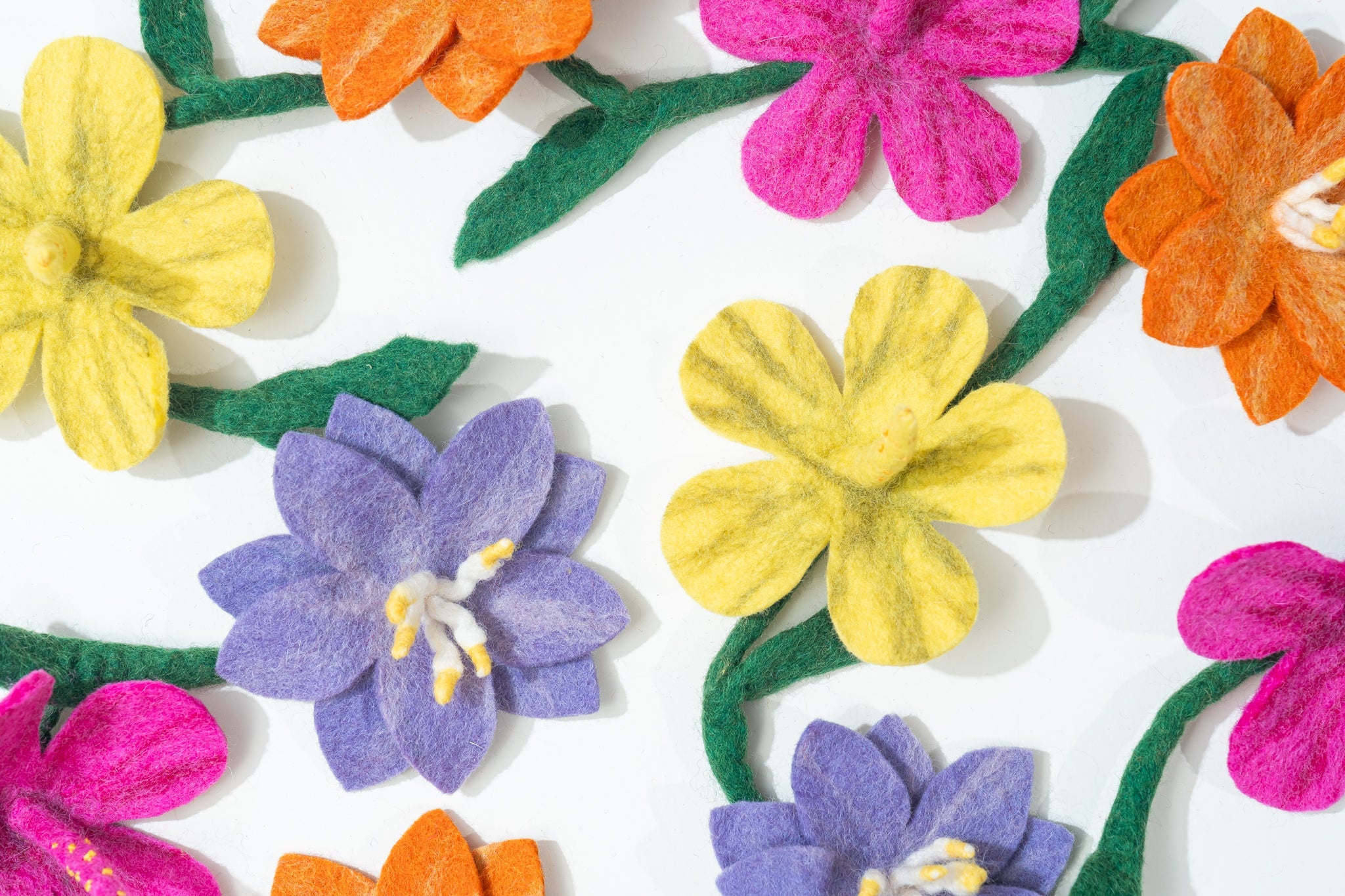 Felt Floral Garland
