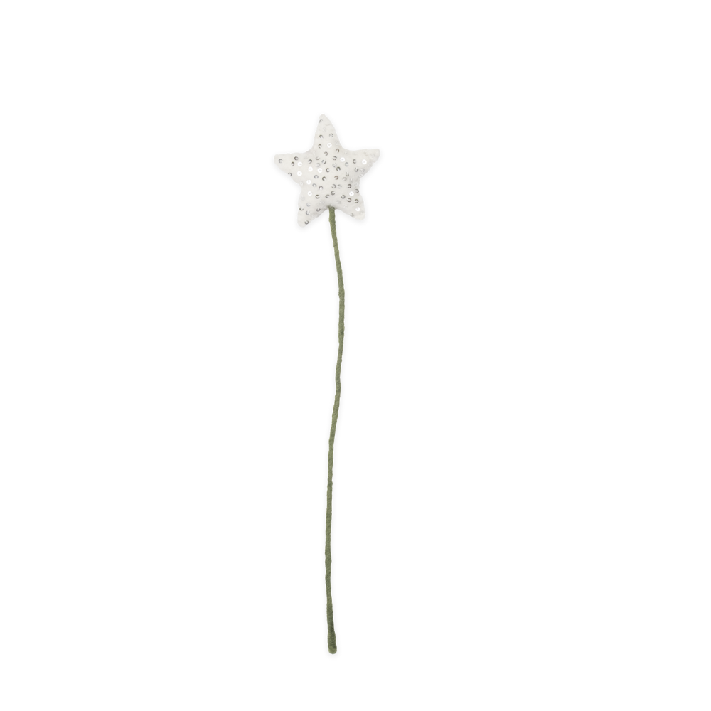 Felt Star Accent Stem