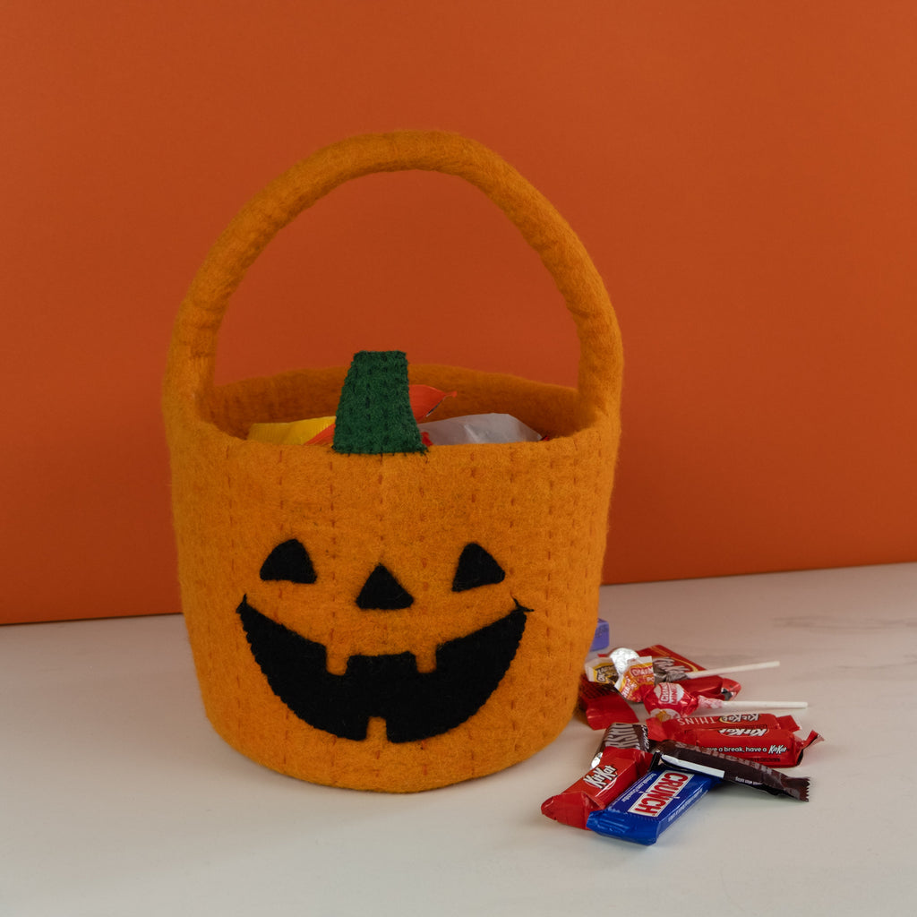 Felt Halloween Bucket Jack