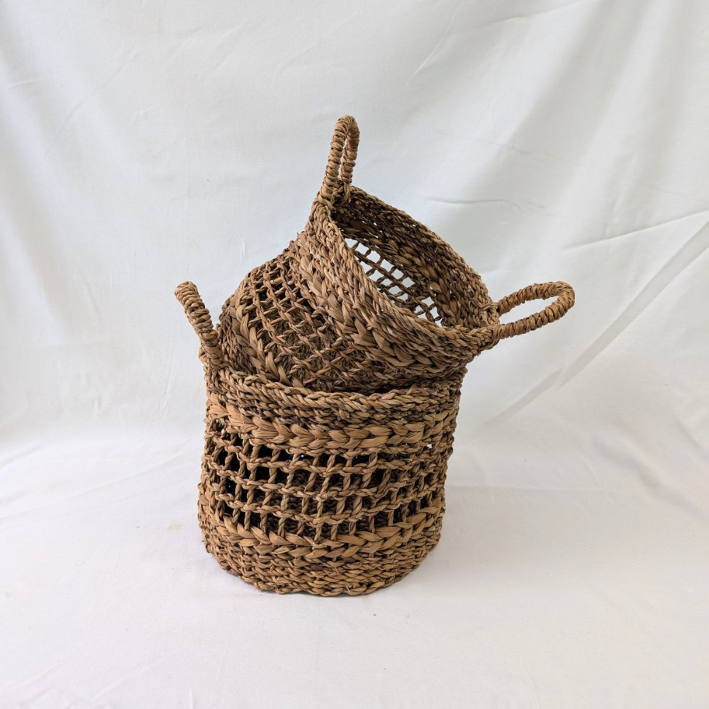 Open Weave Storage Basket