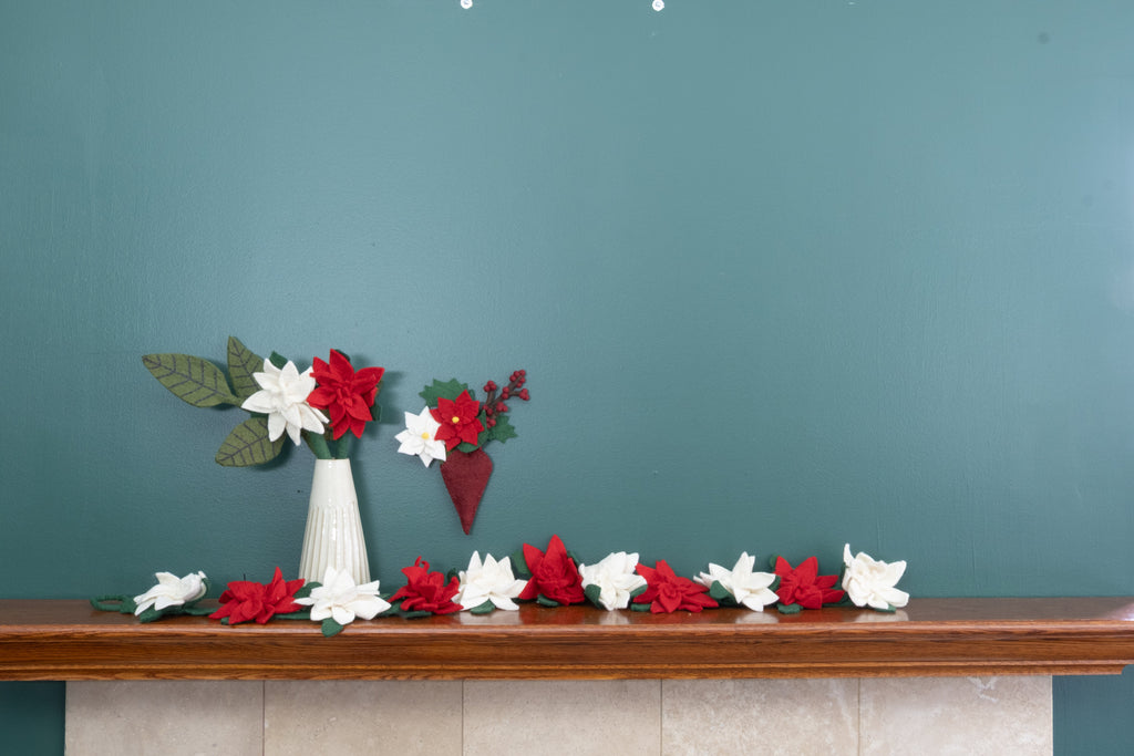 Mini Felt Hanging Bouquets