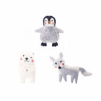 Felt Arctic Animal Ornaments