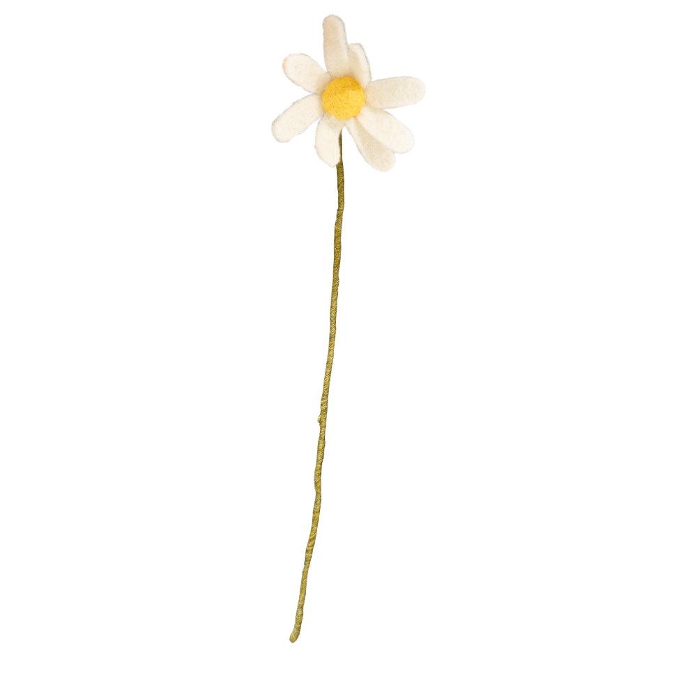 Felt Daisy Accent Stem