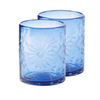 French Etched Glass Tumblers