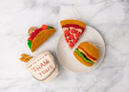 Felt Burger Ornament