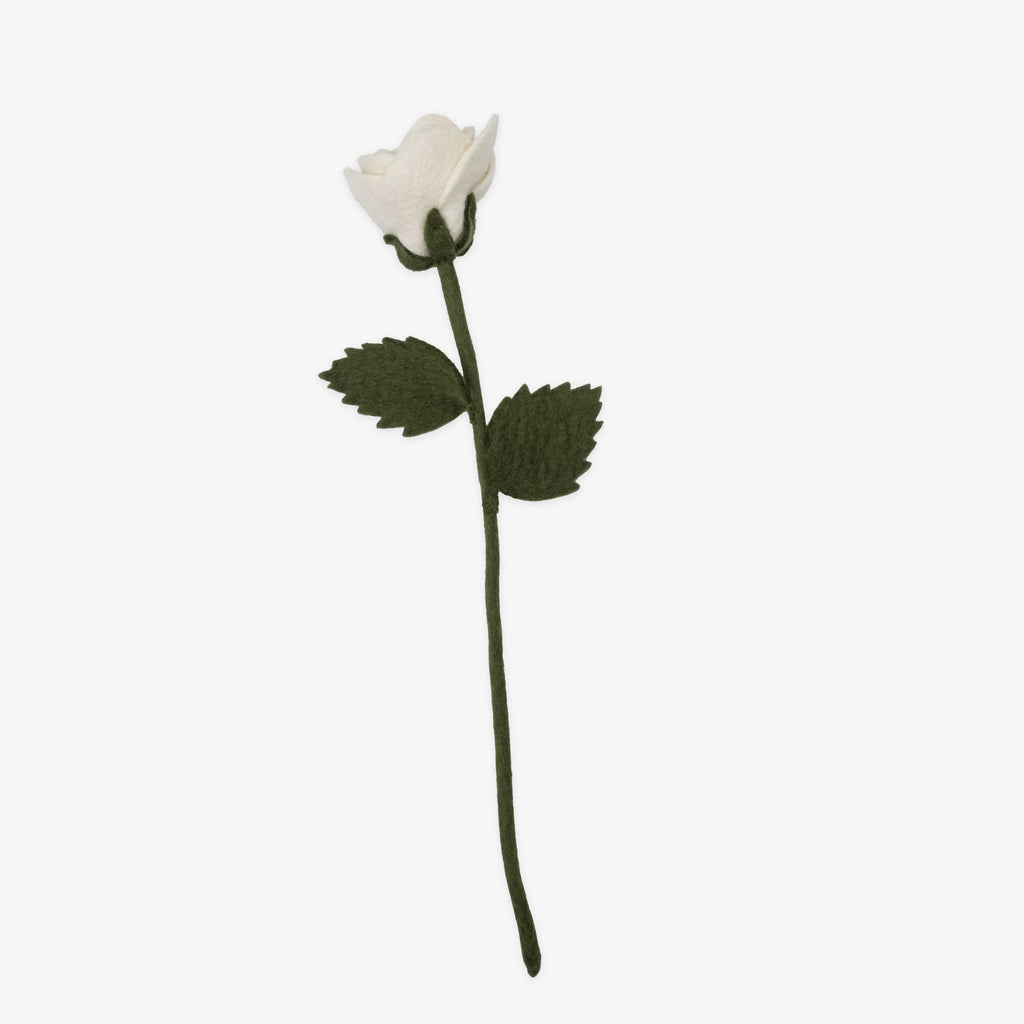 Felt Long Stem Rose