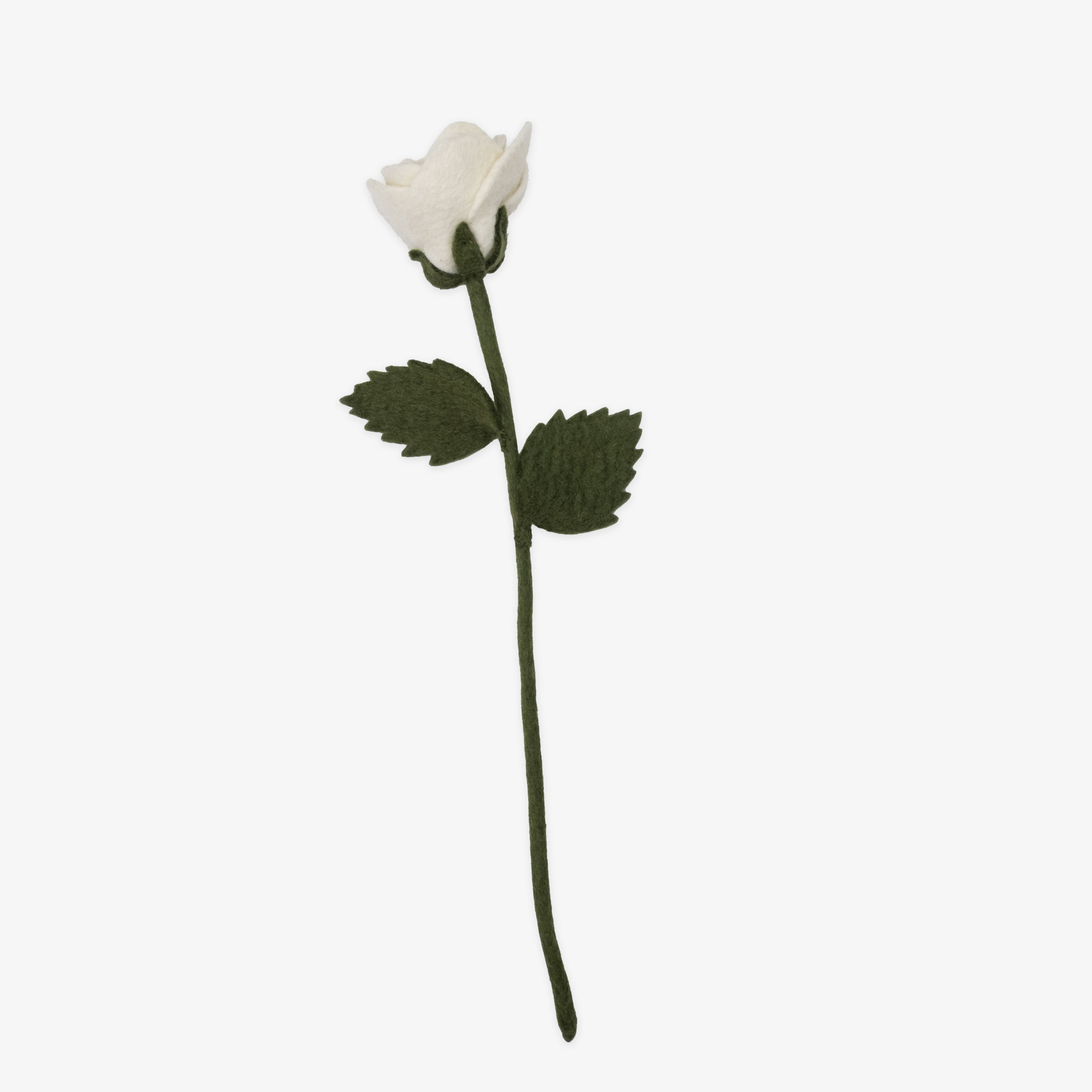 Felt Long Stem Rose
