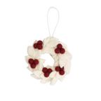 Felt Mini Wreath Ornament