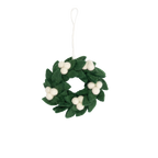 Felt Mini Wreath Ornament