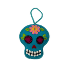 Felt Sugar Skull Ornament