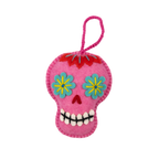 Felt Sugar Skull Ornament