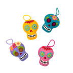 Felt Sugar Skull Ornament