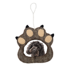 Felt Paw Frame Ornament