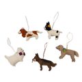Felt Dog Breed Ornament