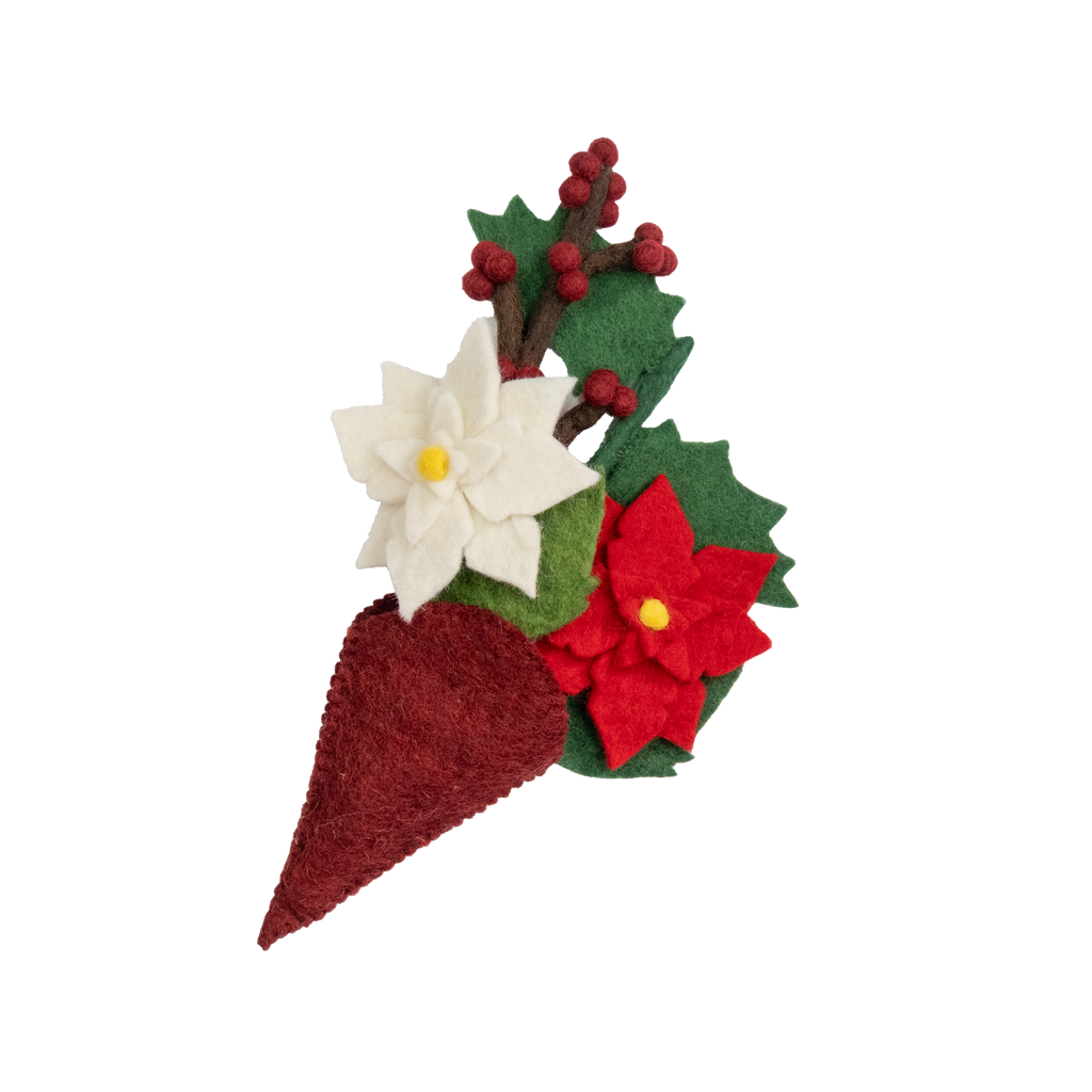 Mini Felt Hanging Bouquets