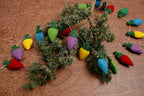 Felt Holiday Lights Garland