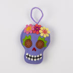 Felt Sugar Skull Ornament