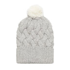 Pom Cable Knit Hat