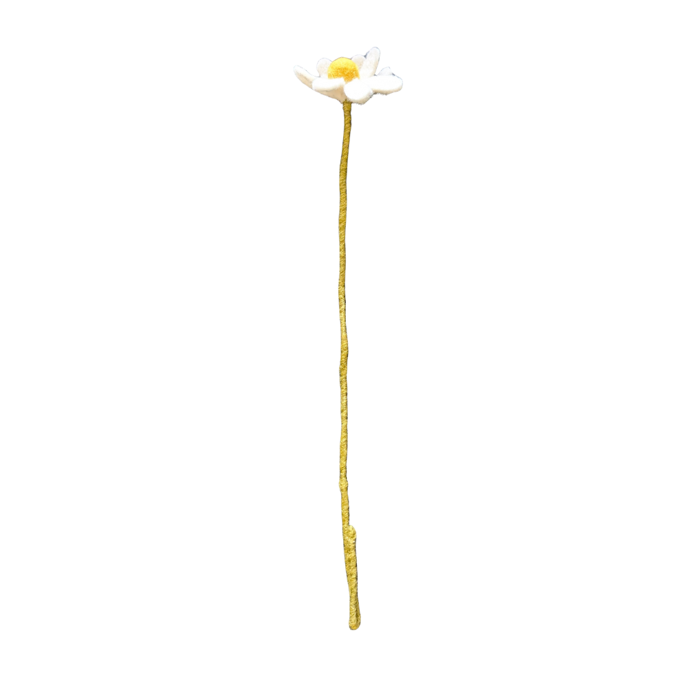 Felt Daisy Accent Stem