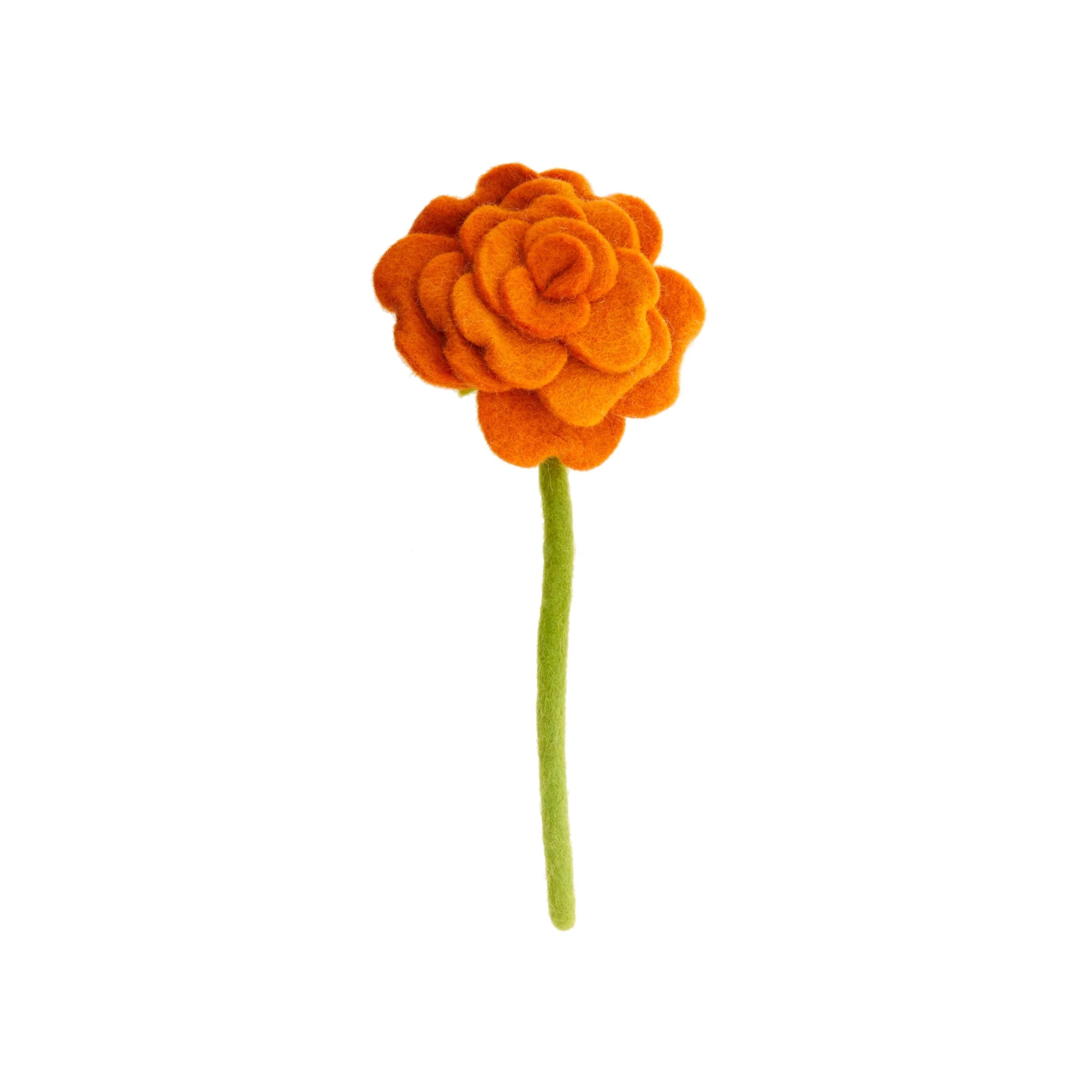 Felt Blooming Rose Stem