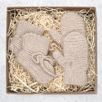 Alpaca Bunny Baby Booties
