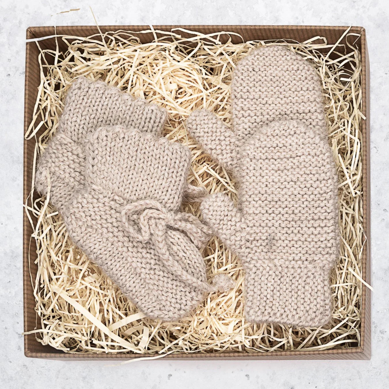 Alpaca Bunny Baby Booties