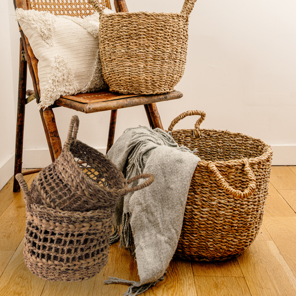 Open Weave Storage Basket