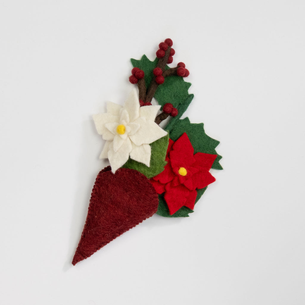 Mini Felt Hanging Bouquets