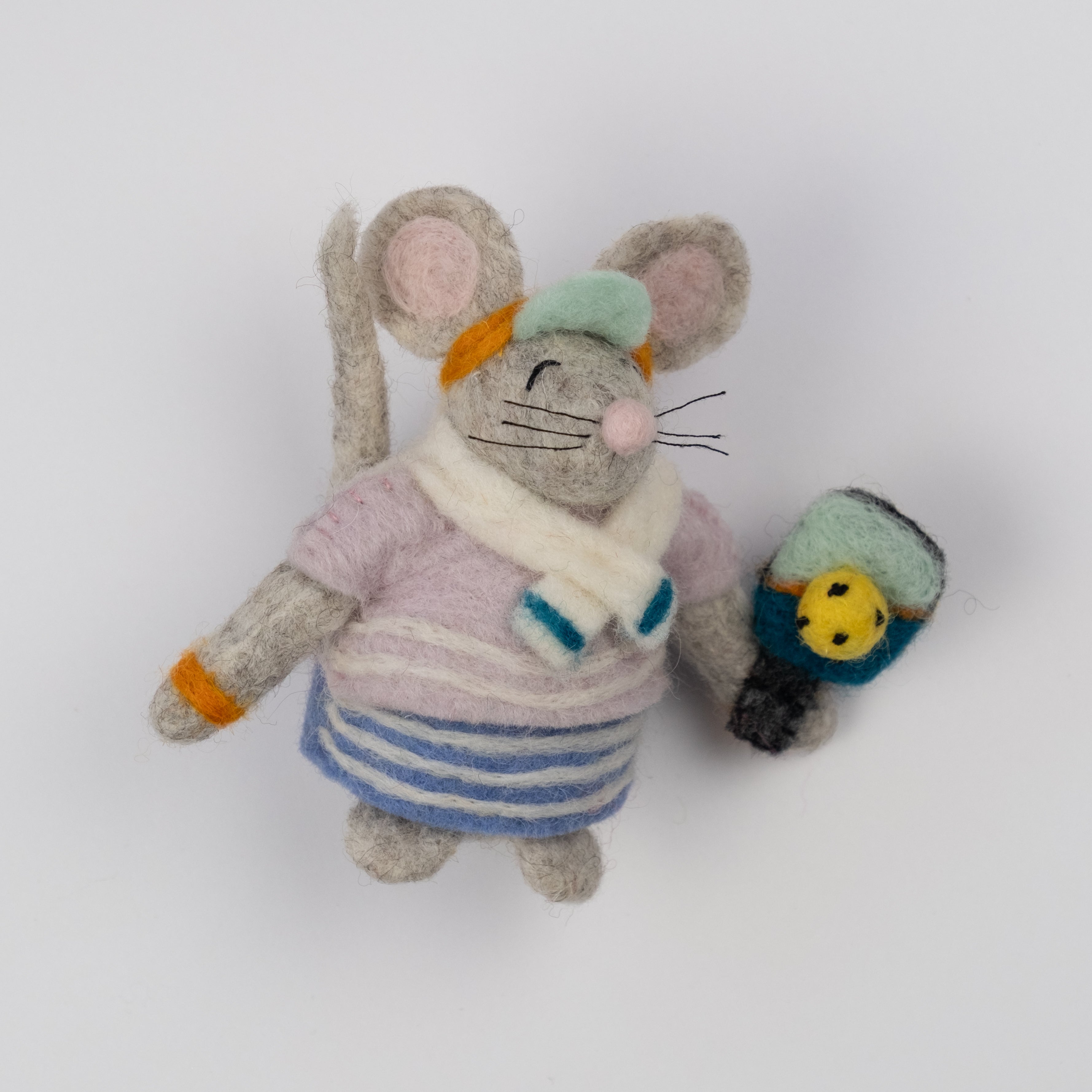 Pickle Ball Mouse Ornament