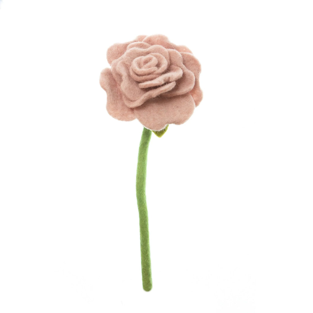 Felt Blooming Rose Stem